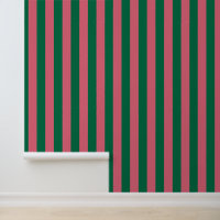 Sweetheart Pink Pickle Green Stripe
