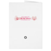 Sweetheart Pink Roses Valentine (Back)