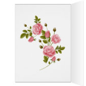 Sweetheart Pink Roses Valentine (Inside (Left))