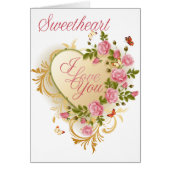 Sweetheart Pink Roses Valentine (Front)