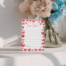Sweetheart Printable Letter Template for Kids