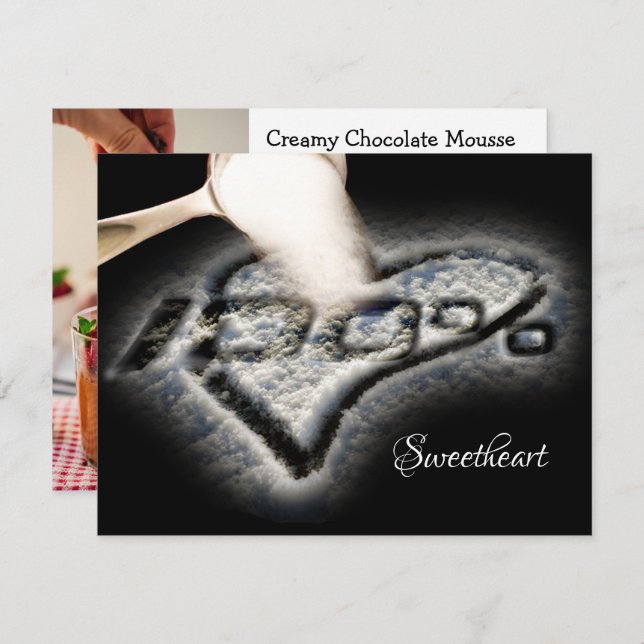 Sweetheart Recipe Greeting Card (Front/Back)