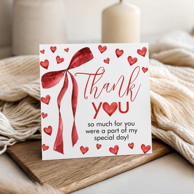 Sweetheart Red Bow Favor Tags (Creator Uploaded)