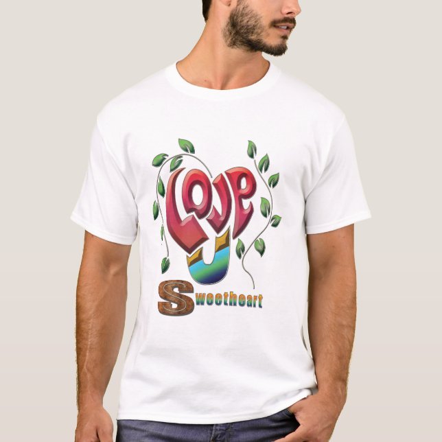 Sweetheart’s Colorful Heartline T-Shirt (Front)