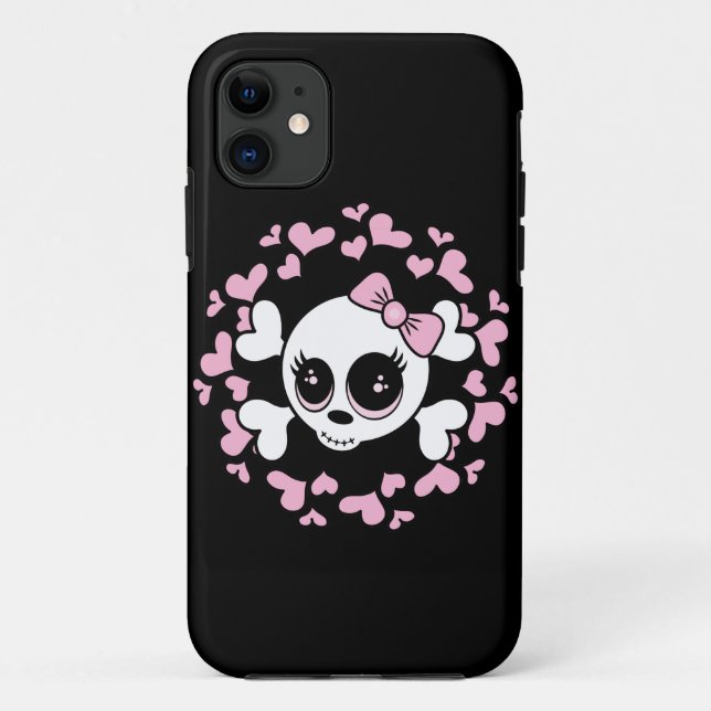 Sweetheart Skull Case-Mate iPhone Case (Back)