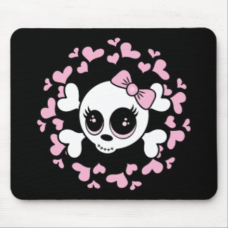 Sweetheart Skull Mouse Pad
