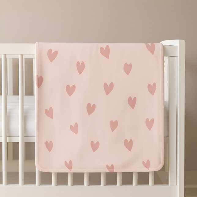 Sweetheart Snuggle Pale Pink Baby Blanket (Creator Uploaded)