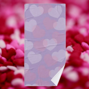 Sweetheart Sprinkle   Heart Pattern Bath Towel