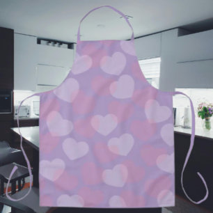 Sweetheart Sprinkle Lavender Heart Apron