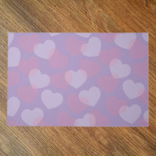 Sweetheart Sprinkle Lavender Heart Door Mat