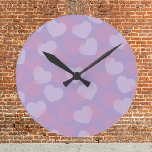 Sweetheart Sprinkle | Lavender Heart Wall Clock (Creator Uploaded)
