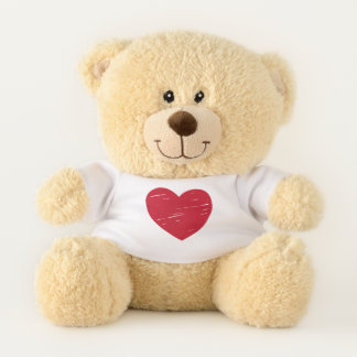 Sweetheart Teddy: Heart Design Teddy Bear