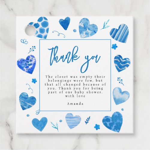 Sweetheart  Thank you Favor Tags