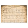 Sweetheart Tissue Paper Decoupage Vintage Music