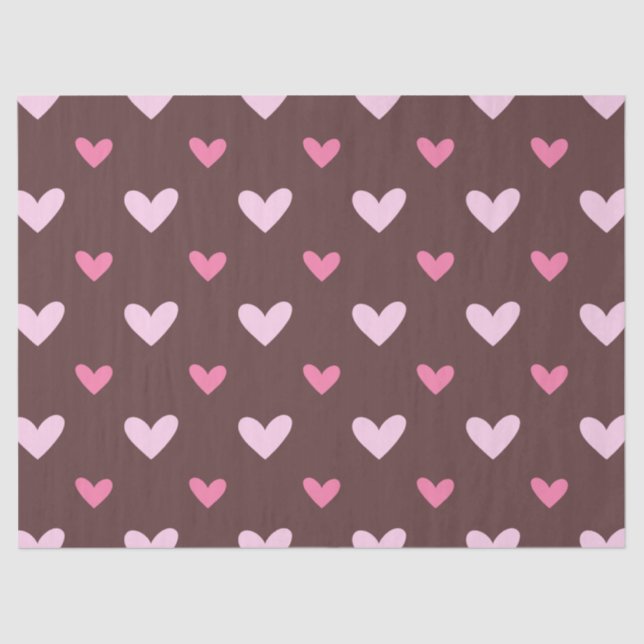 Sweetheart Tissue Paper – Pink & Blush Hearts (Front)