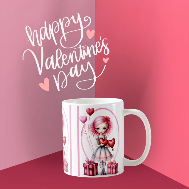 Sweetheart Valentine Girl Coffee Mug (Creator Uploaded)