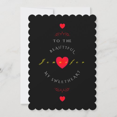 Sweetheart Valentines Day Card