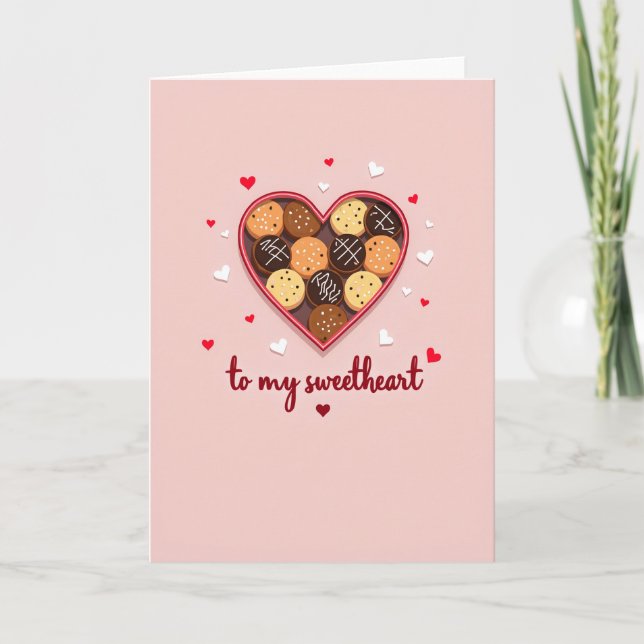 Sweetheart Valentine Treat Card (Front)