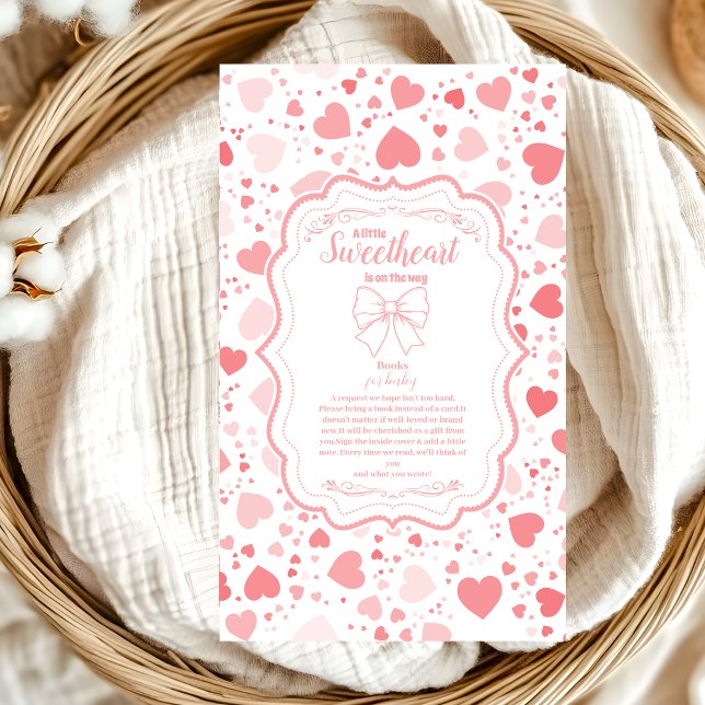Sweetheart Valentine's Day Baby Books for Baby Enclosure Card (Creator Uploaded)