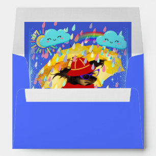 Sweetheart Walks In The Rain Mathcing Envelopes