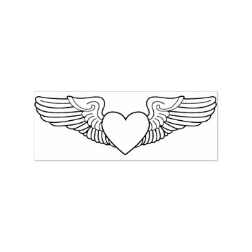 Sweetheart Wings Military Spouse Stamp Sweetheart Wings Military Spouse Stamp
