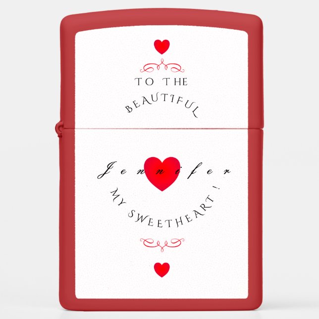 Sweetheart Zippo Lighter (Front)