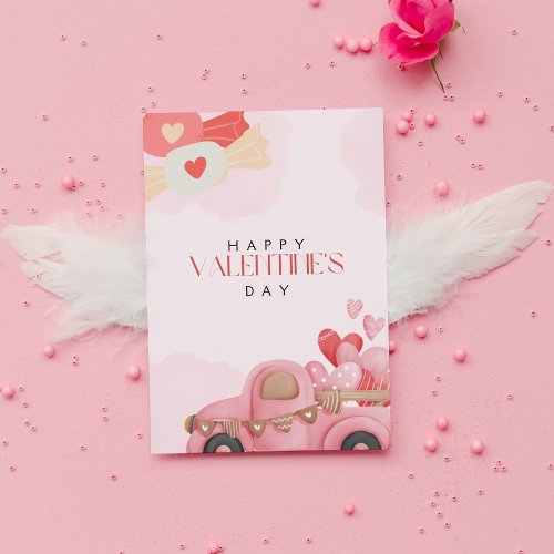 Sweethearts Delivery Valentines Postcard