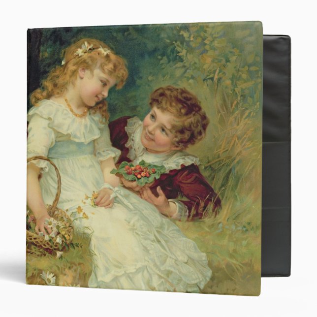 Sweethearts, from the Pears Annual, 1905 Binder (Front/Inside)