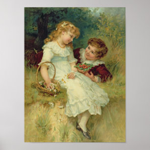 Sweethearts, from the Pears Annual, 1905 Poster