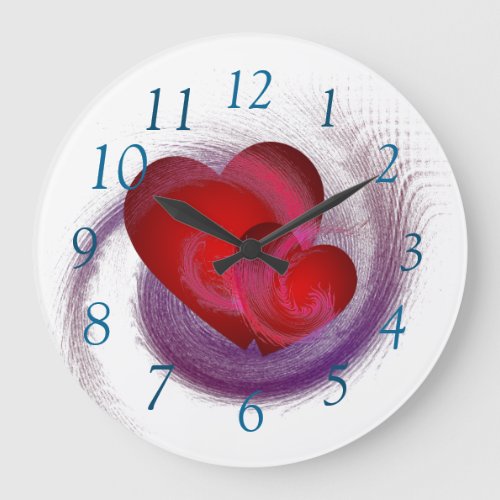 Sweethearts Large Clock