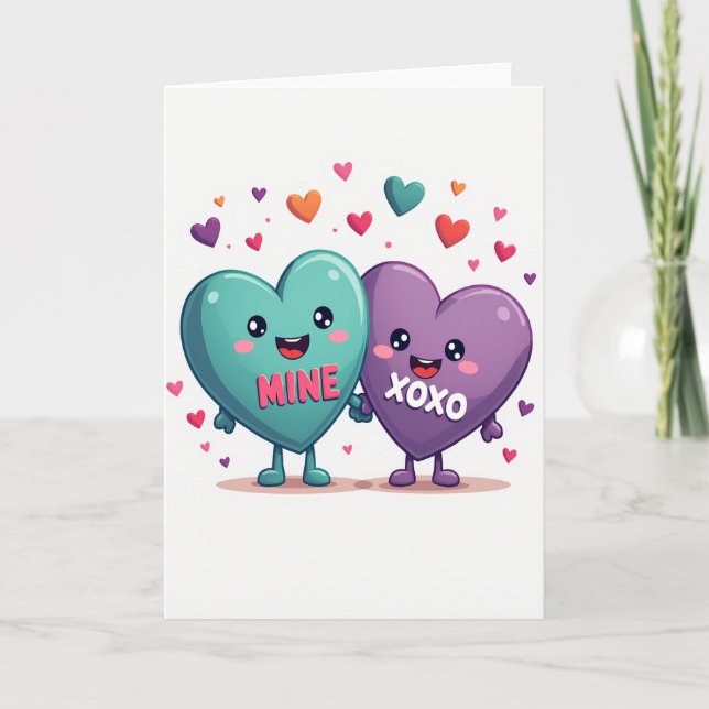 Sweethearts Mine Xoxo Love Card (Front)
