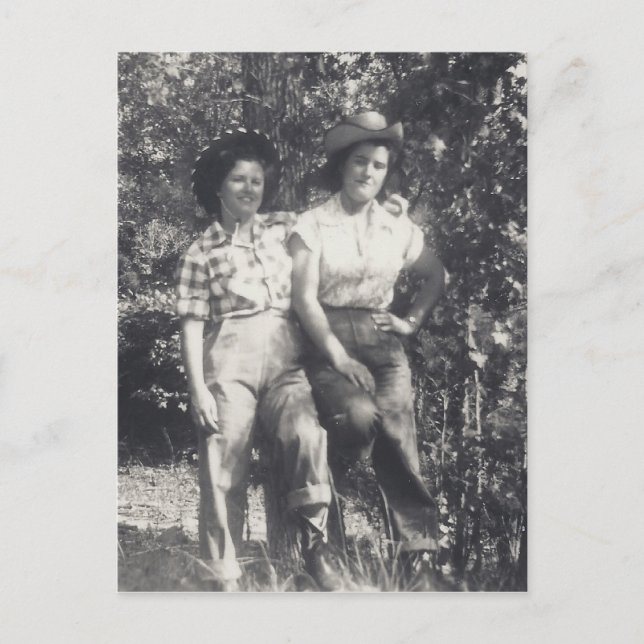 SWEETHEARTS OF THE RODEO POSTCARD/INVITATION POSTCARD (Front)