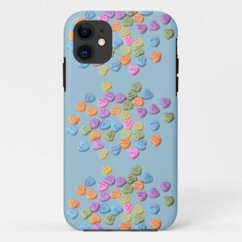 sweethearts valentines day candy iphone case