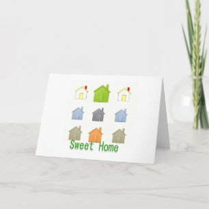 SweetHome House Warming Party Letterpress Thank You Card