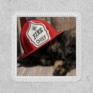 Sweetie - Cat / Kitten Fire Chief Patch