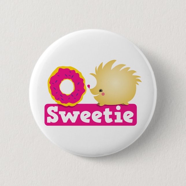 sweetie HEDGEHOG Button (Front)