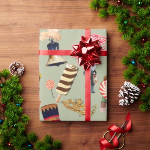 Sweetie Nutcracker Christmas Wrapping Paper