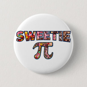 Sweetie Pi (Filled with Sweeties) Button
