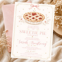 sweetie pie floral cherry pink bow heart