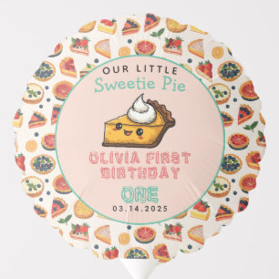 Sweetie Pie - Pi Day 1st Birthday Party Balloon