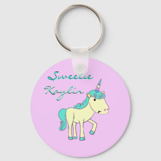 Sweetie the Unicorn Keychain - Customized
