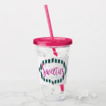 Sweeties Milkshake And Drink Cup. Acrylic Tumbler at Zazzle