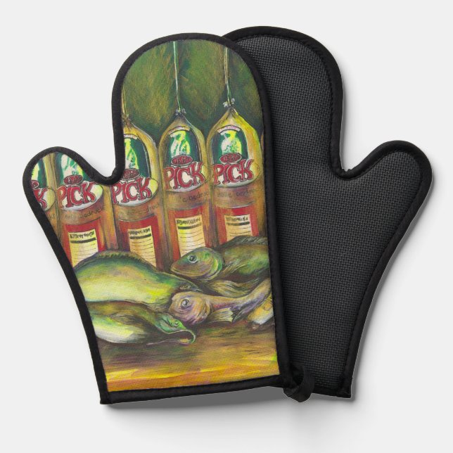 SweetMeat Oven Mitt (Front/Back)