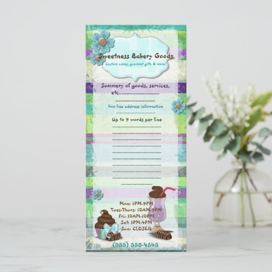 Sweetness Bakery DINER VEGAN BAKERY CUSTOM (Standing Front)