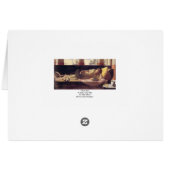 Sweetness of Doing Nothing (Dolce far Niente) Cards (Back Horizontal)