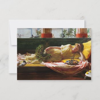 Sweetness Of Doing Nothing  Dolce Far Niente Thank You Card by dmorganajonz at Zazzle