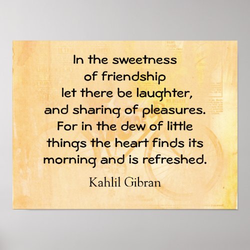 Sweetness of Friendship  Poster