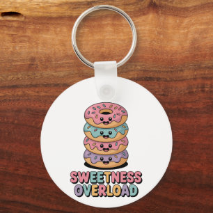 Sweetness Overload   Donut Kids Keychain