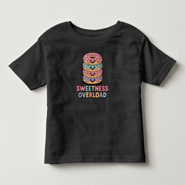 Sweetness Overload | Donut Toddler T-shirt (Front)