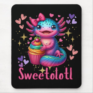 Sweetolotl Vibes Axolotl Cuteness Lovers Mouse Pad